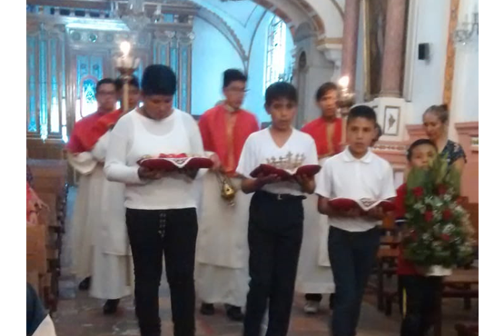 Visita Pastoral en el Templo de Santa Rosa