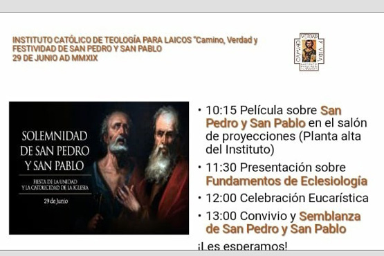 Festejo de San Pedro y San Pablo.